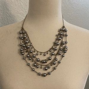 Gray park tiered necklace